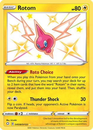 Image of Rotom (SV038/SV122) [Sword & Shield: Shining Fates]