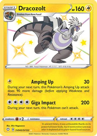 Image of Dracozolt (SV045/SV122) [Sword & Shield: Shining Fates]