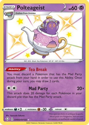 Image of Polteageist (SV053/SV122) [Sword & Shield: Shining Fates]