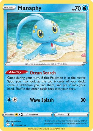 Image of Manaphy (024/072) [Sword & Shield: Shining Fates]