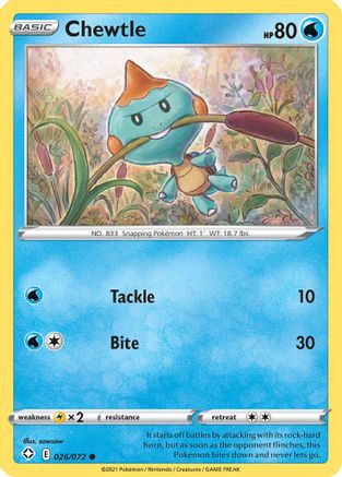 Image of Chewtle (026/072) [Sword & Shield: Shining Fates]