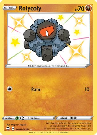 Image of Rolycoly (SV067/SV122) [Sword & Shield: Shining Fates]