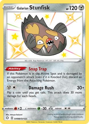 Image of Galarian Stunfisk (SV088/SV122) [Sword & Shield: Shining Fates]