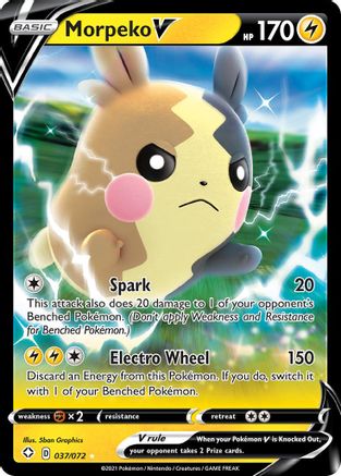 Image of Morpeko V (037/072) [Sword & Shield: Shining Fates]