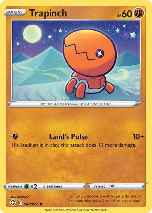 Image of Trapinch (040/072) [Sword & Shield: Shining Fates]