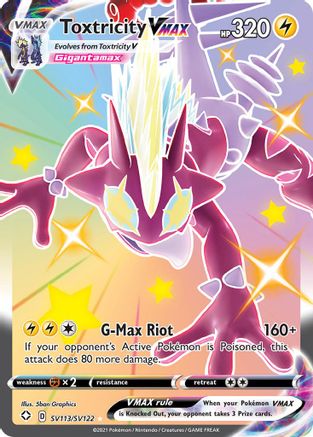 Image of Toxtricity VMAX (SV113/SV122) [Sword & Shield: Shining Fates]