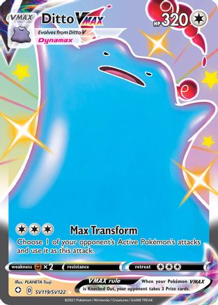 Image of Ditto VMAX (SV119/SV122) [Sword & Shield: Shining Fates]