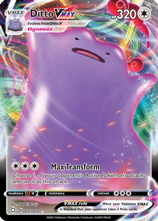 Image of Ditto VMAX (051/072) [Sword & Shield: Shining Fates]