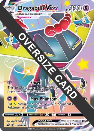 Image of Dragapult VMAX (SWSH097) (Jumbo Card) [Sword & Shield: Black Star Promos]