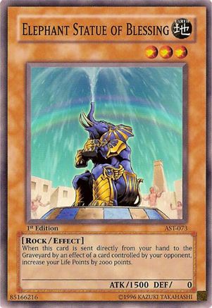 Image of Elephant Statue of Blessing [AST-073] Common