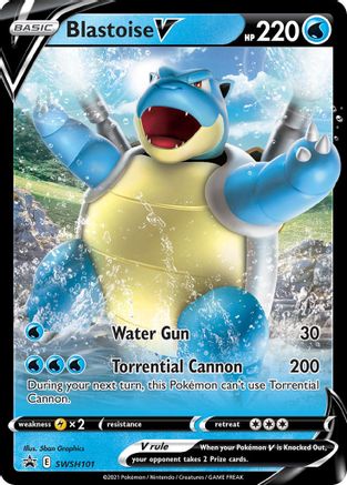Image of Blastoise V (SWSH101) [Sword & Shield: Black Star Promos]
