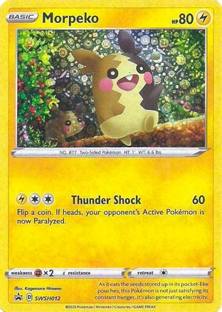 Image of Morpeko (SWSH012) (General Mills Promo) [Sword & Shield: Black Star Promos]
