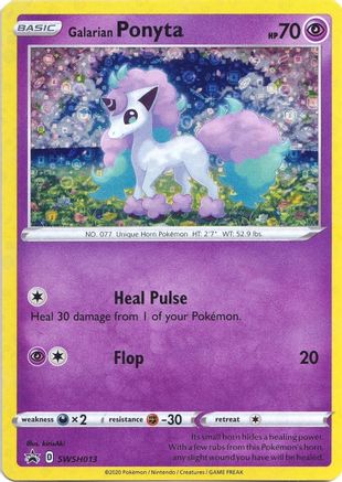 Image of Galarian Ponyta (SWSH013) (General Mills Promo) [Sword & Shield: Black Star Promos]