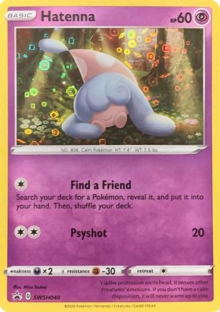 Image of Hatenna (SWSH040) (General Mills Promo) [Sword & Shield: Black Star Promos]