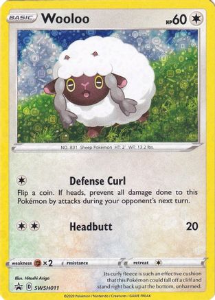 Image of Wooloo (SWSH011) (General Mills Promo) [Sword & Shield: Black Star Promos]