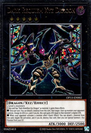 Image of Dark Requiem Xyz Dragon [OP15-EN002] Ultimate Rare