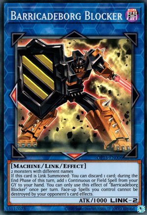 Image of Barricadeborg Blocker [OP15-EN006] Super Rare
