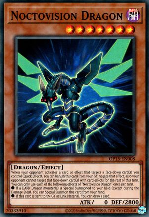 Image of Noctovision Dragon [OP15-EN008] Super Rare