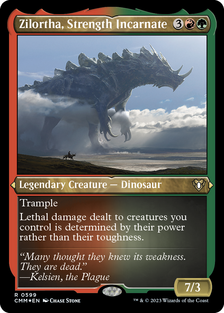 Image of Zilortha, Strength Incarnate (Foil Etched) [Commander Masters]