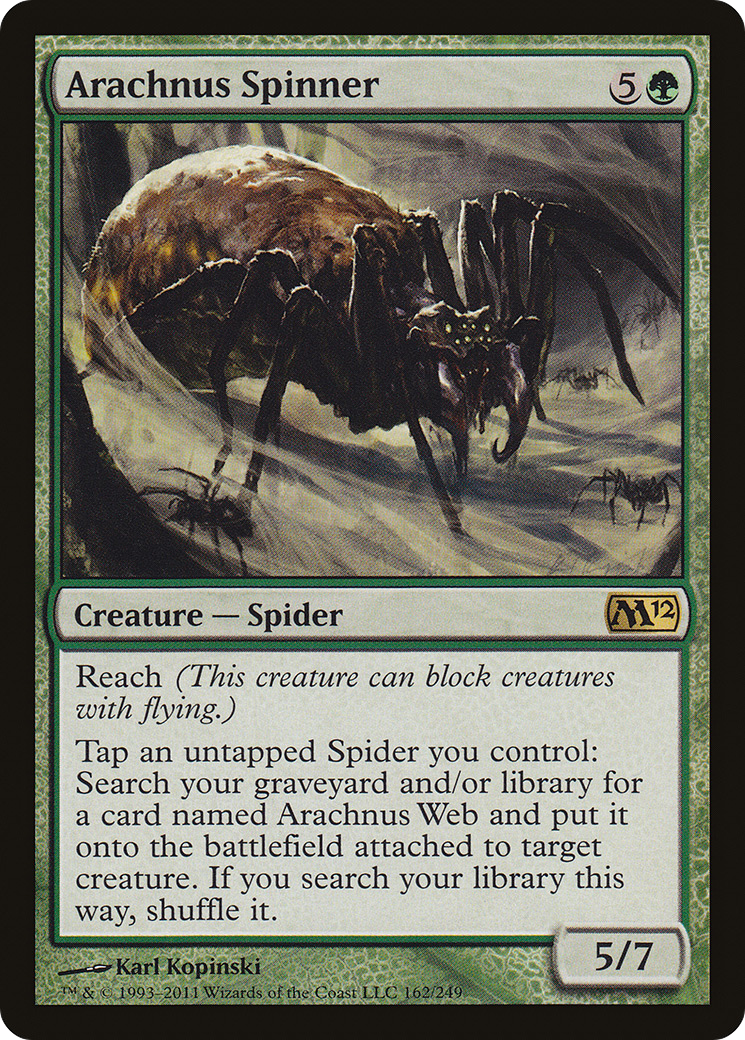 Image of Arachnus Spinner [Magic 2012]