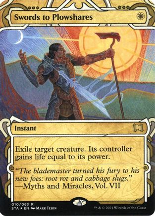Image of Swords to Plowshares (Foil Etched) [Strixhaven: School of Mages Mystical Archive]