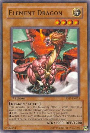 Image of Element Dragon [SOD-EN023] Common