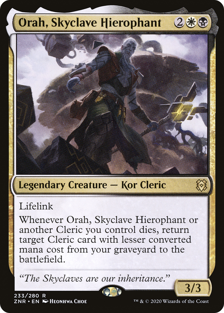 Image of Orah, Skyclave Hierophant [Zendikar Rising]