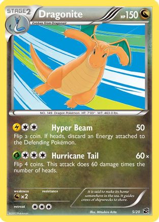 Image of Dragonite (5/20) (Blister Exclusive) [Black & White: Dragon Vault]