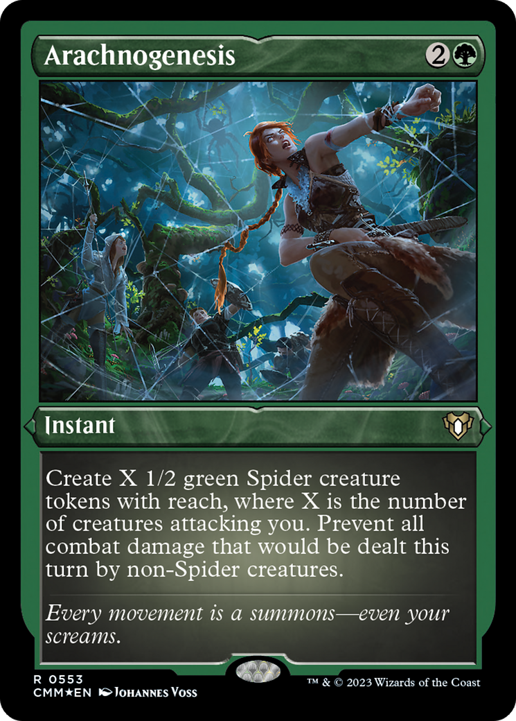 Image of Arachnogenesis (Foil Etched) [Commander Masters]