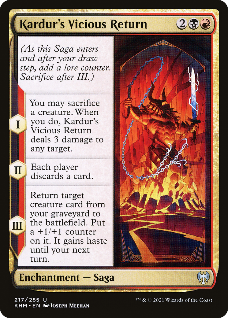 Image of Kardur's Vicious Return [Kaldheim]