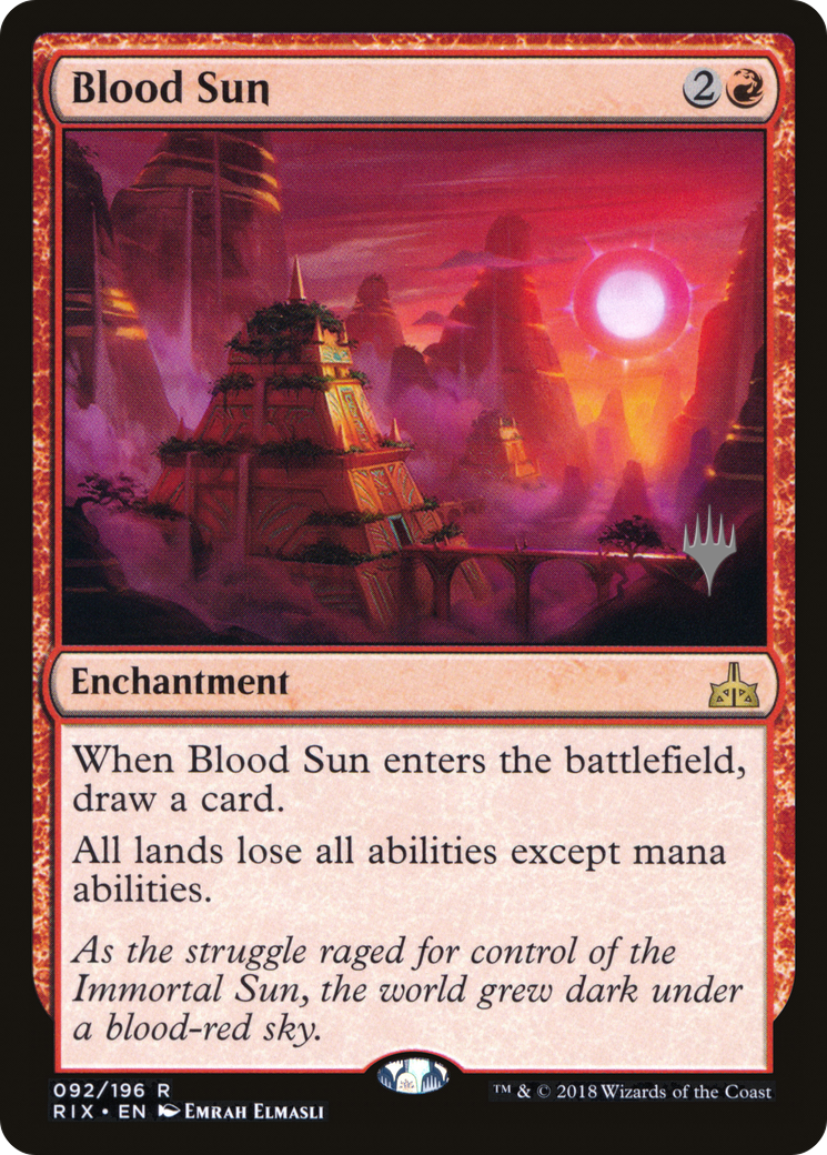 Image of Blood Sun (Promo Pack) [Rivals of Ixalan Promos]