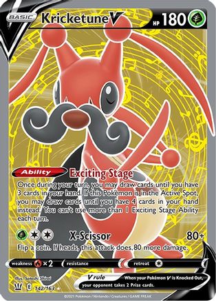Image of Kricketune V (142/163) [Sword & Shield: Battle Styles]