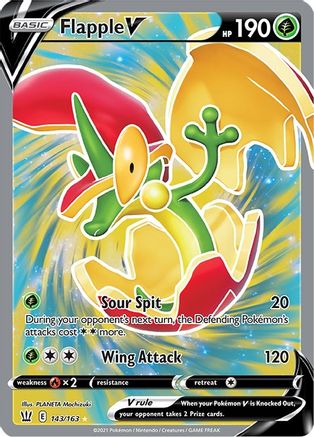 Image of Flapple V (143/163) [Sword & Shield: Battle Styles]