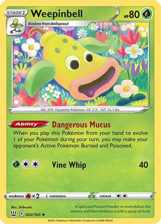 Image of Weepinbell (002/163) [Sword & Shield: Battle Styles]