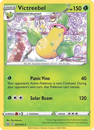 Image of Victreebel (003/163) [Sword & Shield: Battle Styles]