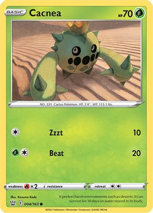 Image of Cacnea (004/163) [Sword & Shield: Battle Styles]