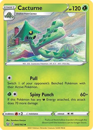 Image of Cacturne (005/163) [Sword & Shield: Battle Styles]