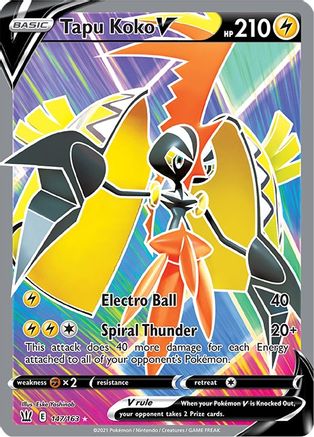 Image of Tapu Koko V (147/163) [Sword & Shield: Battle Styles]