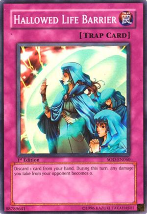 Image of Hallowed Life Barrier [SOD-EN060] Super Rare