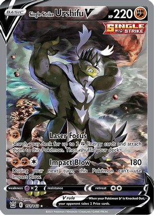 Image of Single Strike Urshifu V (151/163) [Sword & Shield: Battle Styles]