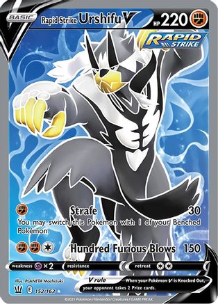 Image of Rapid Strike Urshifu V (152/163) [Sword & Shield: Battle Styles]