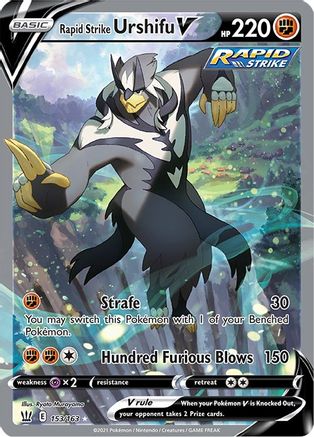 Image of Rapid Strike Urshifu V (153/163) [Sword & Shield: Battle Styles]