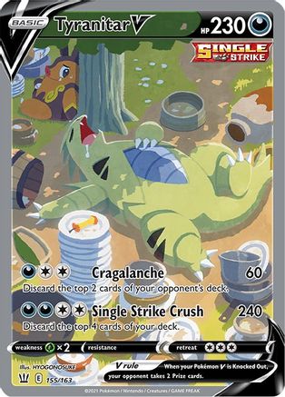 Image of Tyranitar V (155/163) [Sword & Shield: Battle Styles]