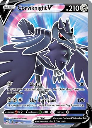 Image of Corviknight V (156/163) [Sword & Shield: Battle Styles]