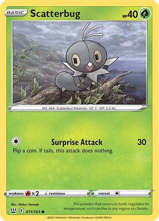 Image of Scatterbug (011/163) [Sword & Shield: Battle Styles]