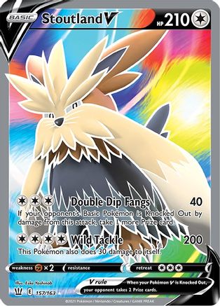 Image of Stoutland V (157/163) [Sword & Shield: Battle Styles]