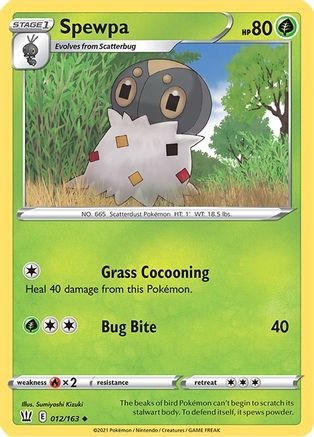 Image of Spewpa (012/163) [Sword & Shield: Battle Styles]