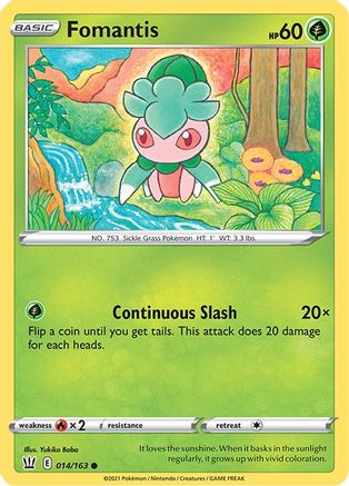 Image of Fomantis (014/163) [Sword & Shield: Battle Styles]