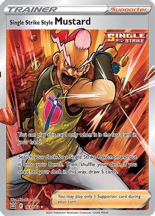 Image of Single Strike Style Mustard (163/163) [Sword & Shield: Battle Styles]