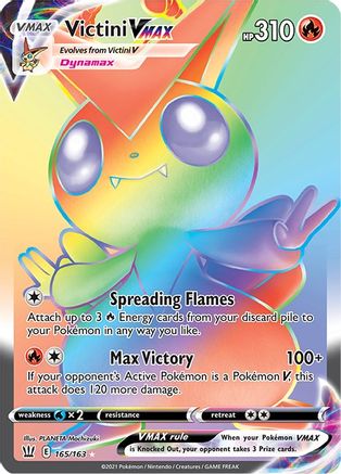 Image of Victini VMAX (165/163) [Sword & Shield: Battle Styles]